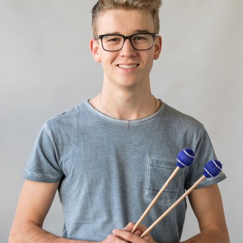 Jonas Elmiger, Kantonsschule Schüpfheim, Drumset, Marimbafon